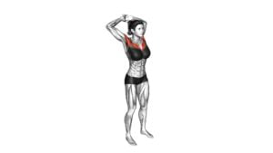 Above Head Chest Stretch (female) - Video Exercise Guide & Tips