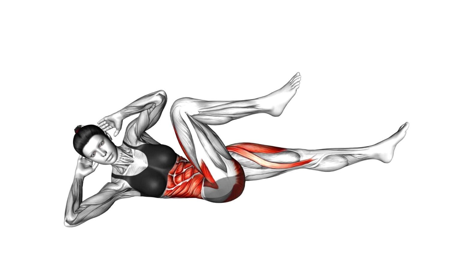 Resistance Band Air Bike (VERSION 2) - Female Video Exercise Guide