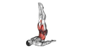Alternate Lying Floor Leg Raise (male) - Video Exercise Guide & Tips