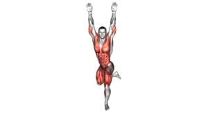 Back Kick Overhead Press (male) - Video Exercise Guide & Tips