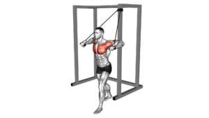 Band Low Alternate Chest Press (male) - Video Exercise Guide & Tips