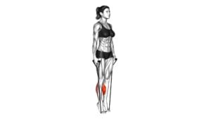 Band Two Legs Calf Raise - (Band Under Both Legs) VERSION 2 (Female) - Video Exercise Guide & Tips