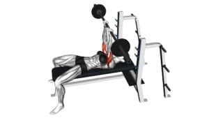 Barbell Close-Grip Bench Press (female) - Video Exercise Guide & Tips