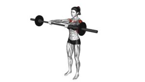 Barbell Front Raise (female) - Video Exercise Guide & Tips