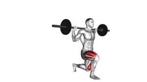 Barbell Pause Lunge - Video Exercise Guide & Tips