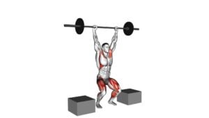 Barbell Power Snatch From Blocks - Video Exercise Guide & Tips