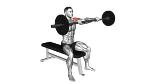 Barbell Seated Front Raise - Video Exercise Guide & Tips