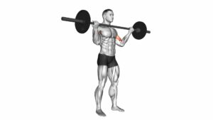 Barbell Standing Wide-Grip Biceps Curl - Video Exercise Guide & Tips