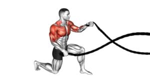 Battling Ropes Half Kneeling - Video Exercise Guide & Tips