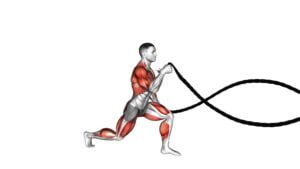 Battling Ropes Split Jump - Video Exercise Guide & Tips