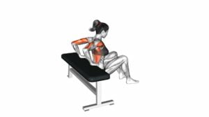 Bench Dip (Knees Bent) (Female) - Video Exercise Guide & Tips