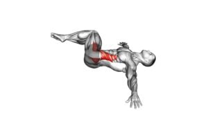 Bent Knee Lying Twist (Male) - Video Exercise Guide & Tips