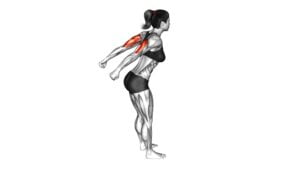 Bodyweight Double Triceps Kickback (female) - Video Exercise Guide & Tips