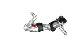Bodyweight Lying Legs Curl (female) - Video Exercise Guide & Tips