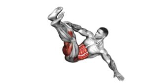 Bodyweight Lying Oblique V-up (male) - Video Exercise Guide & Tips