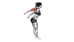 Bodyweight Pulsing Triceps Kickback (female) - Video Exercise Guide & Tips