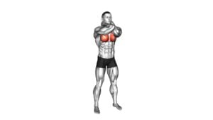 Bodyweight Standing Elbow Touches (Hands on Neck) (Male) - Video Exercise Guide & Tips