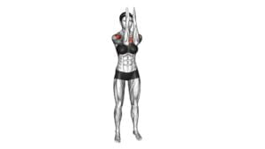 Bodyweight Standing Fly (female) - Video Exercise Guide & Tips
