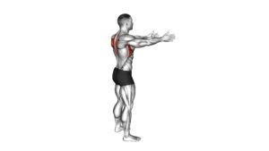 Bodyweight Standing Scapula Row (male) - Video Exercise Guide & Tips