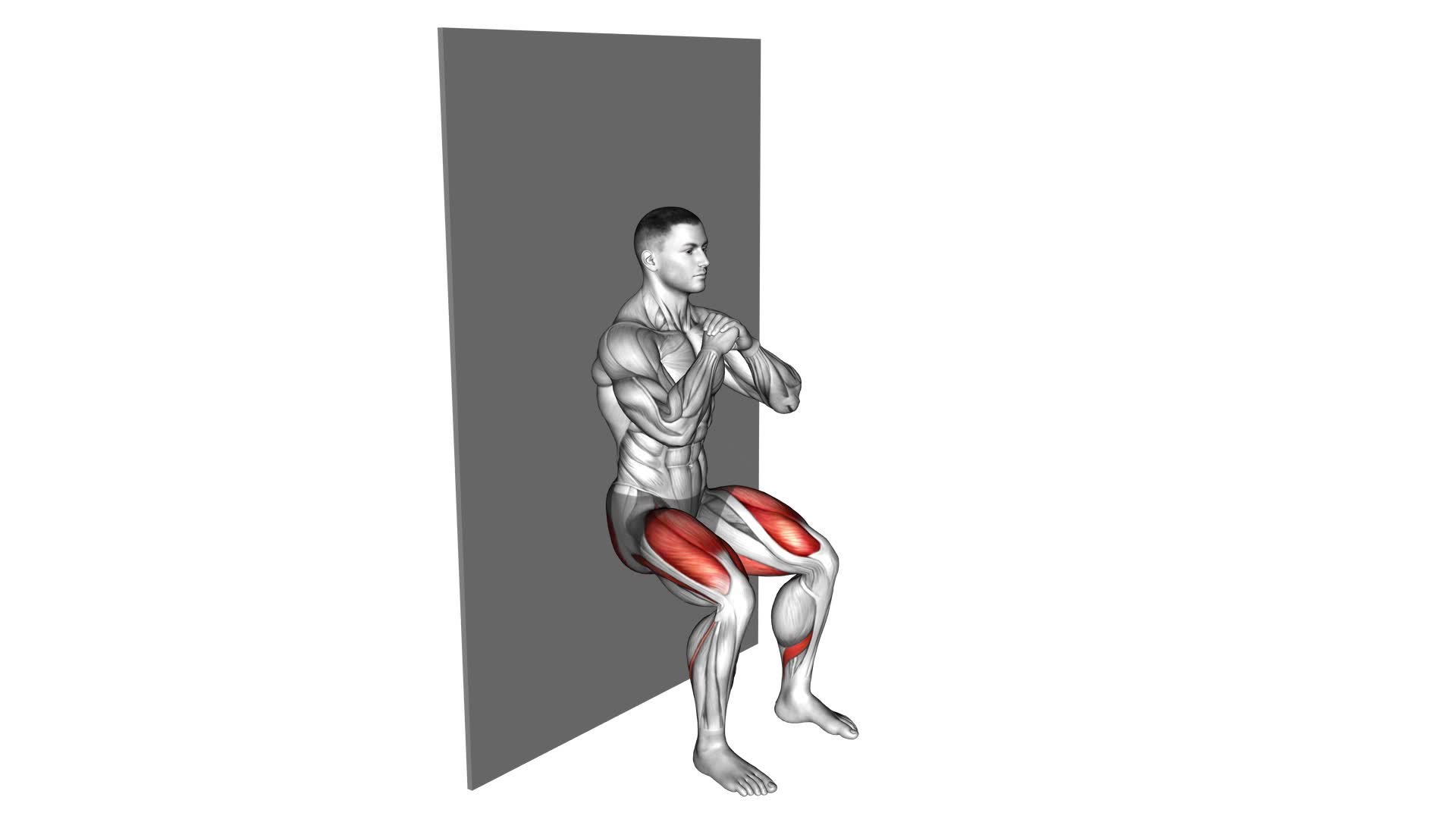 Bodyweight Wall Squat - Video Exercise Guide & Tips