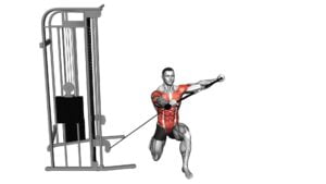 Cable Half Kneeling Lift (male) - Video Exercise Guide & Tips