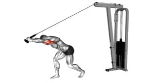 Cable High Pulley Overhead Tricep Extension - Video Exercise Guide & Tips