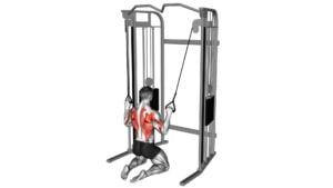 Cable Parallel Grip Lat Pulldown on Floor - Video Exercise Guide & Tips
