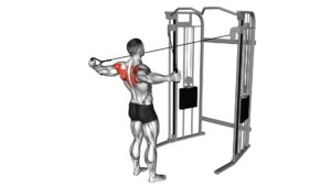 Cable Standing Cross Over High Reverse Fly - Video Exercise Guide & Tips