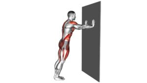 Cross Mountain Climber Against Wall (Male) - Video Exercise Guide & Tips