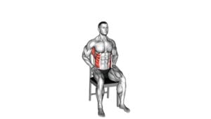 Diagonal Reach on Chair (male) - Video Exercise Guide & Tips