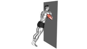 Diamond Push-Up Against Wall (Male) - Video Exercise Guide & Tips