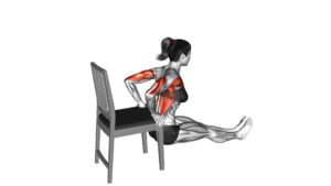 Dip on Floor With Chair (Female) - Video Exercise Guide & Tips