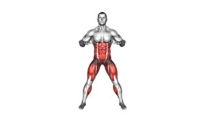Double Knee Thrust and Swipe (male) - Video Exercise Guide & Tips