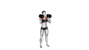 Dumbbell Alternate Side Press (female) - Video Exercise Guide & Tips