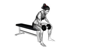 Dumbbell One Arm Wrist Curl (female) - Video Exercise Guide & Tips