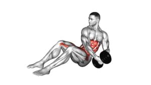 Dumbbell Russian Twist With Legs Floor off - Video Exercise Guide & Tips