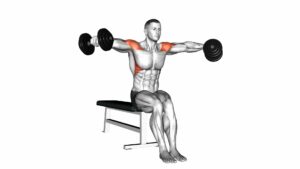 Dumbbell Seated Bent Arm Lateral Raise - Video Exercise Guide & Tips