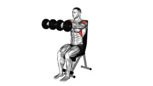 Dumbbell Seated Front Raise - Video Exercise Guide & Tips