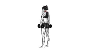 Dumbbell Shrug (female) - Video Exercise Guide & Tips
