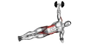 Dumbbell Side Plank Raise (male) - Video Exercise Guide & Tips