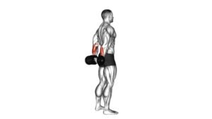 Dumbbell Standing Back Wrist Curl - Video Exercise Guide & Tips