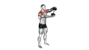 Dumbbell Standing Driver (male) - Video Exercise Guide & Tips