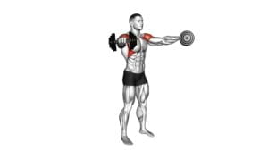 Dumbbell Standing Front to Lateral Raise - Video Exercise Guide & Tips