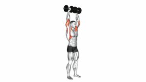 Dumbbell Standing Overhead Press - Video Exercise Guide & Tips