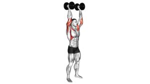 Dumbbell Standing Palms In Press - Video Exercise Guide & Tips