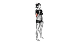 Dumbbell Standing Single Arm Biceps Curl (female) - Video Exercise Guide & Tips