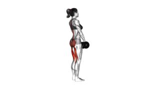 Dumbbell Stiff Leg Deadlift (female) - Video Exercise Guide & Tips
