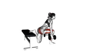 Dumbell Glute Dominant Bulgarian Split Squat (female) - Video Exercise Guide & Tips