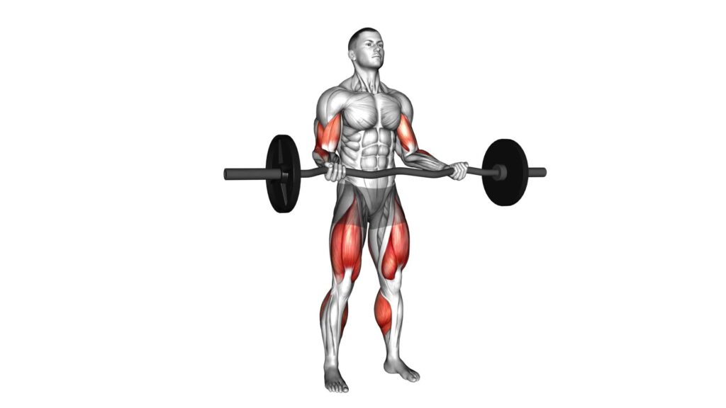 EzBar Deadlift With Biceps Curl Exercise Guide & Tips