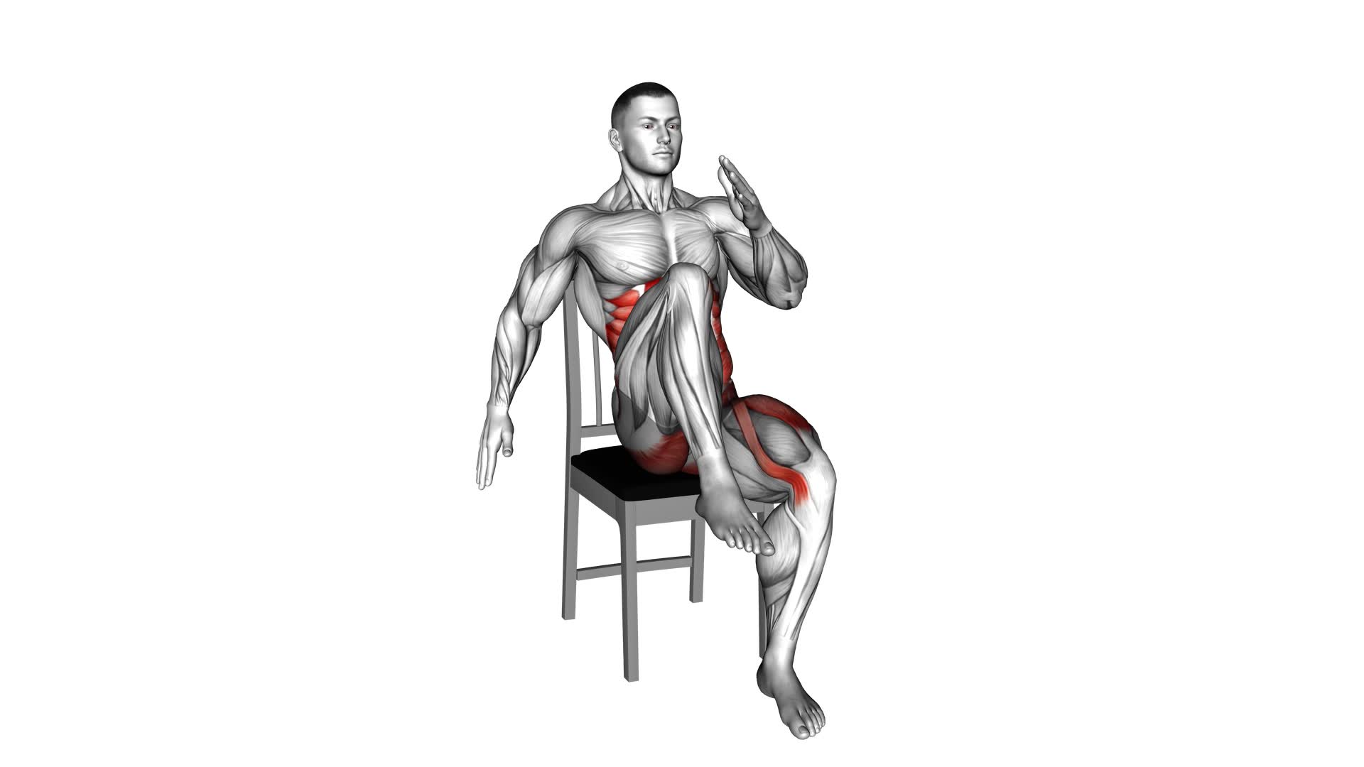 Floating Run on Chair (male) - Video Exercise Guide & Tips